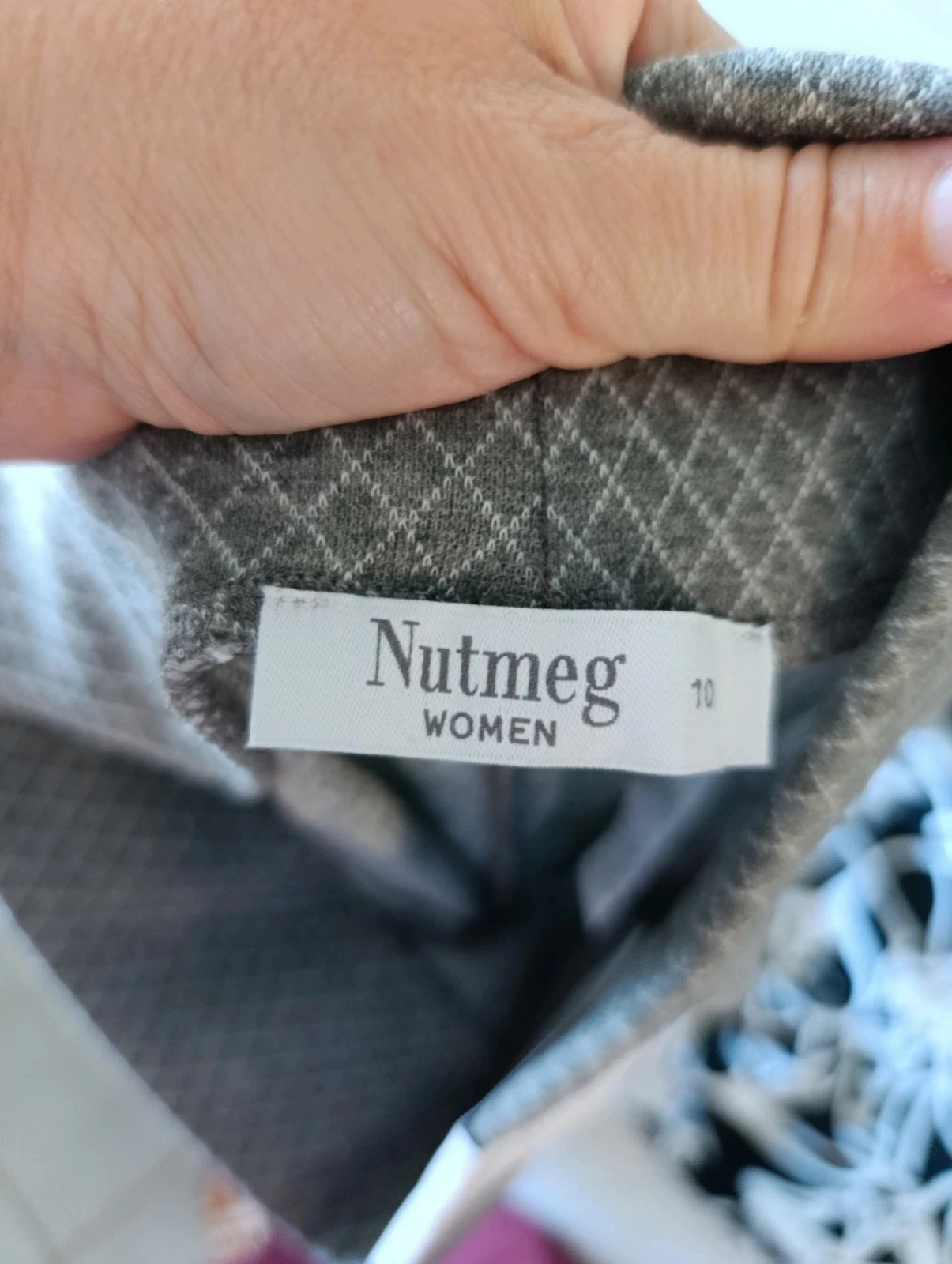 Pantalon femme Nutmeg gris à motifs taille 10 UK / 36 FR – neuf avec étiquette – photo 7